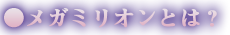 メガミリオンとは？